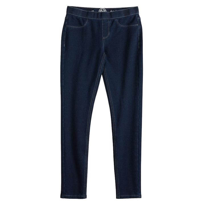Girls 7-16 & Plus Size So&reg; Pull-on Knit Jeggings, Size: 10, Med Blue