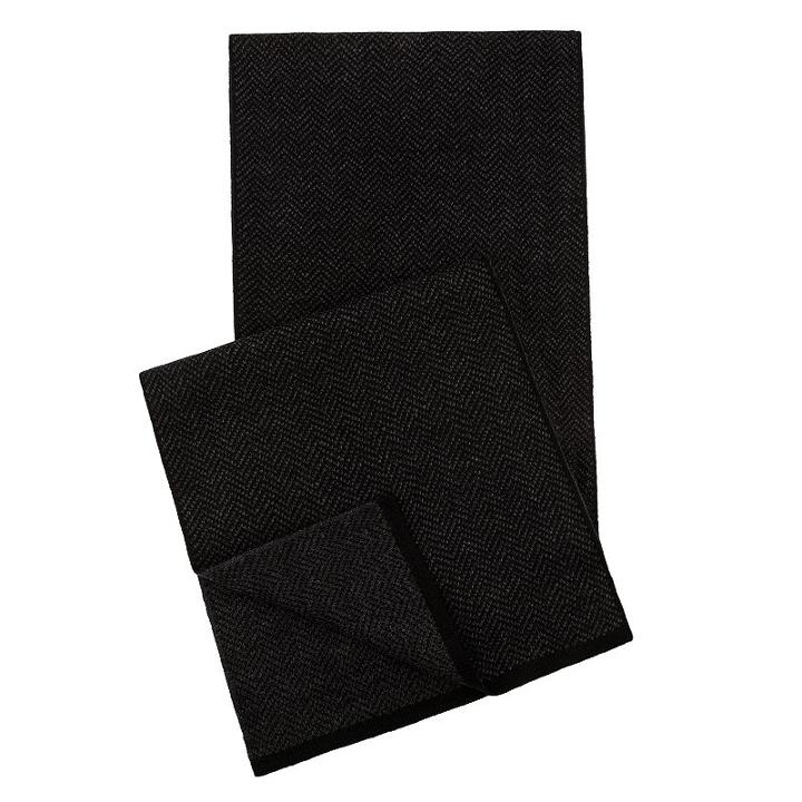 Men's Van Heusen Herringbone Knit Scarf, Black