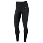 Women's Nike Alabama Crimson Tide Dri-fit Leggings, Size: Large, Black