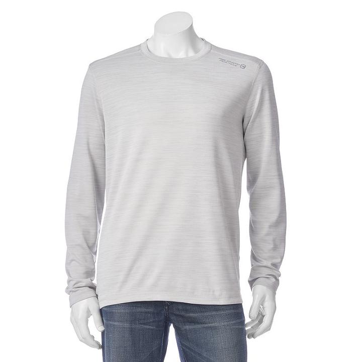 Men's Free Country Heathered Performance Tee, Size: Xl, Light Grey