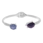 Dana Buchman Purple Hinge Cuff Bracelet, Women's