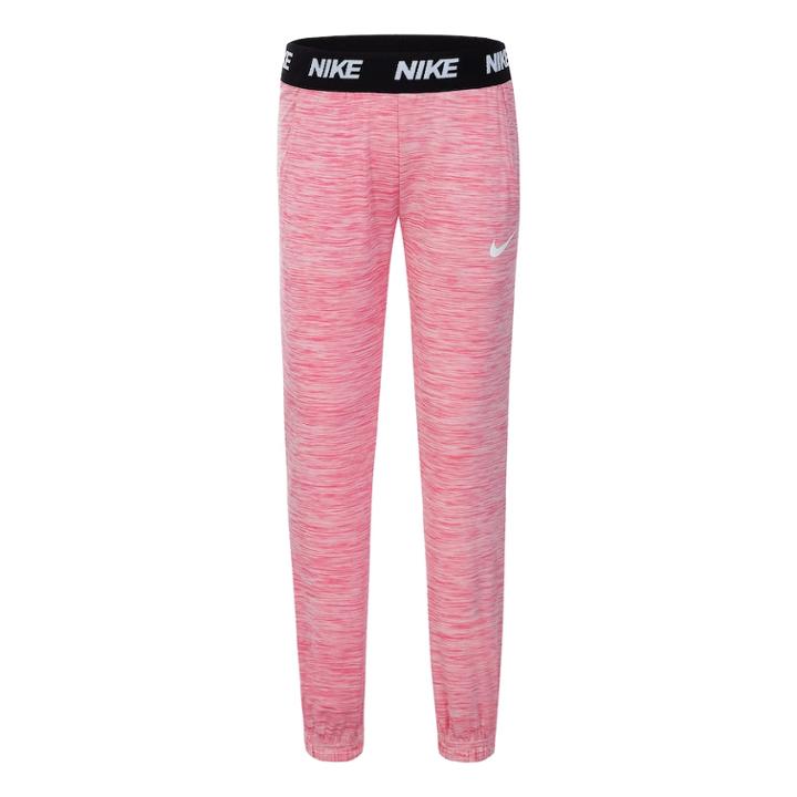 Girls 4-6x Nike Dri-fit Space-dye Jogger Pants, Size: 6x, Med Pink