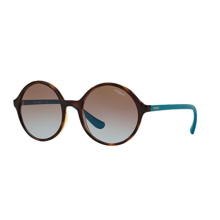 Vogue Vo5036s 52mm Round Gradient Sunglasses, Women's, Brown Oth