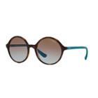 Vogue Vo5036s 52mm Round Gradient Sunglasses, Women's, Brown Oth