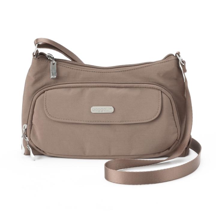 Women's Baggallini Everyday Satchel Bag, Red/coppr (rust/coppr)