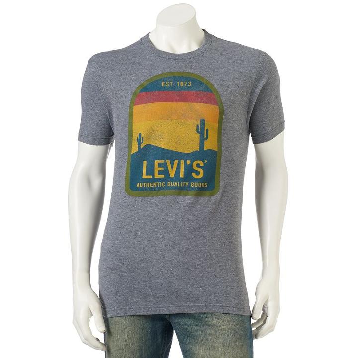 Men's Levi's&reg; Erlich Tee, Size: Xxl, Dark Grey