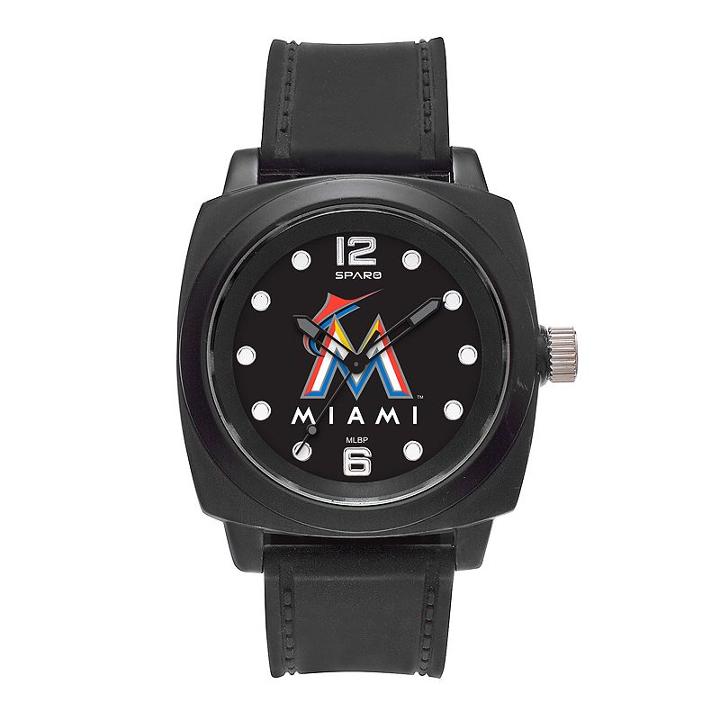 Sparo, Men's Miami Marlins Prompt Watch, Multicolor