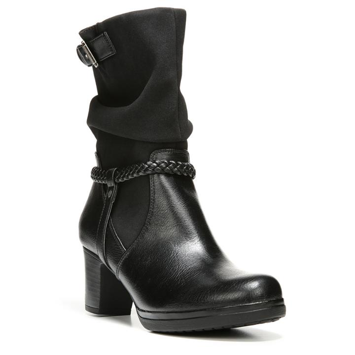 Lifestride Keynote Women's Heeled Boots, Size: 8.5 Wide, Black