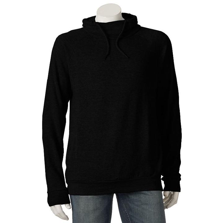 Men's Burnside Fleece Pullover, Size: Small, Black