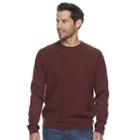 Men's Dockers Comfort Touch Classic-fit Crewneck Sweater, Size: Xl, Red