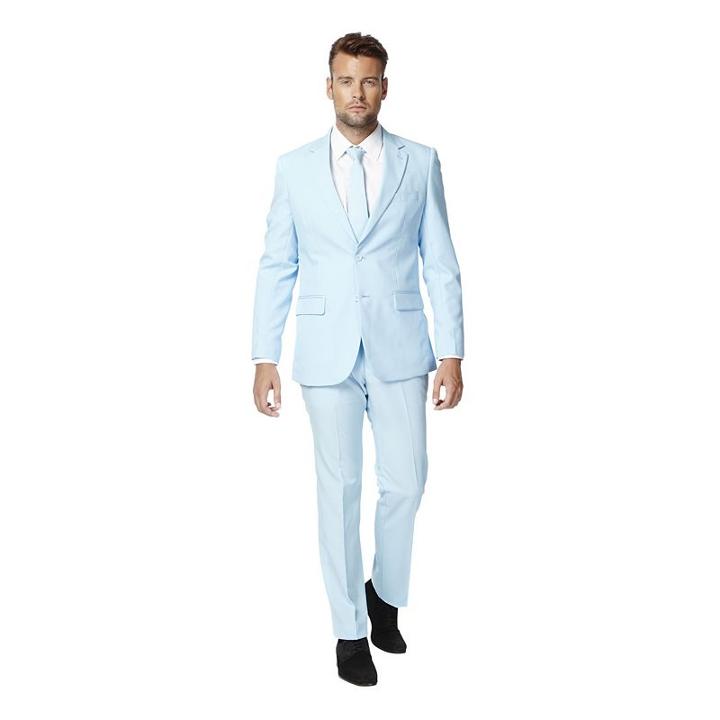 Men's Opposuits Slim-fit Light Blue Novelty Suit & Tie Set, Size: 34 - Regular