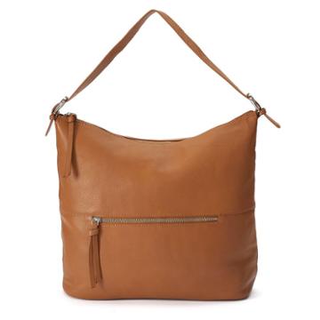 R & R Leather Hobo, Women's, Lt Brown