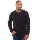 Big & Tall Sonoma Goods For Life&trade; Slim-fit Thermal Performance Henley, Men's, Size: Xxl Tall, Black