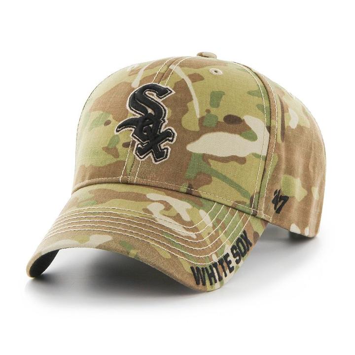 Adult '47 Brand Chicago White Sox Frost Mvp Multicam Adjustable Cap, Multicolor