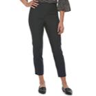 Women's Elle&trade; Pull-on Ankle Dress Pants, Size: Xs, Black