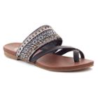 So&reg; Stow Women's Sandals, Girl's, Size: Medium (7.5), Dark Grey