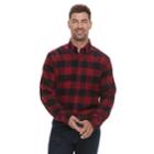 Men's Croft & Barrow&reg; Slim-fit Flannel Button-down Shirt, Size: Medium, Med Red