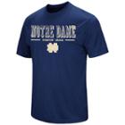 Men's Colosseum Notre Dame Fighting Irish Embossed Tee, Size: Medium, Blue (navy)