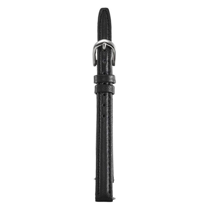 Kreisler Unisex Leather Watch Band - Tx48709bk, Black
