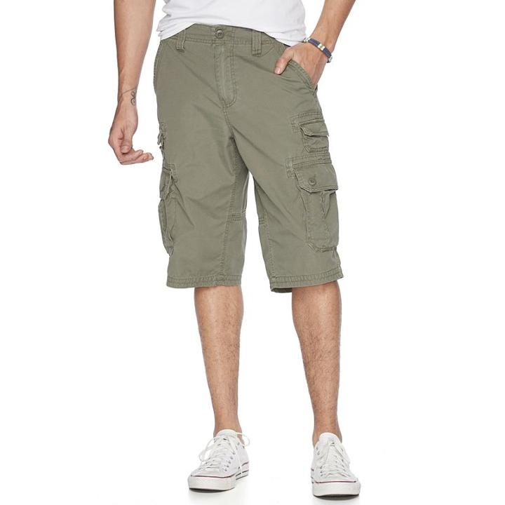 Men's Urban Pipeline&reg; Messenger Cargo Shorts, Size: 34, Med Green
