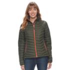 Women's Columbia Oyanta Trail Thermal Coil&reg; Puffer Jacket, Size: Large, Green Oth