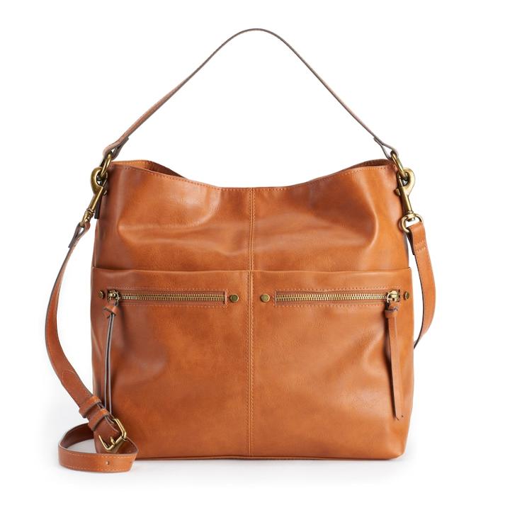 Sonoma Goods For Life&trade; Sondra Hobo, Women's, Red/coppr (rust/coppr)