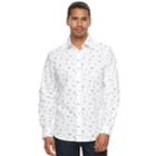Men's Apt. 9&reg; Premier Flex Slim-fit Stretch Button-down Shirt, Size: Large Slim, White