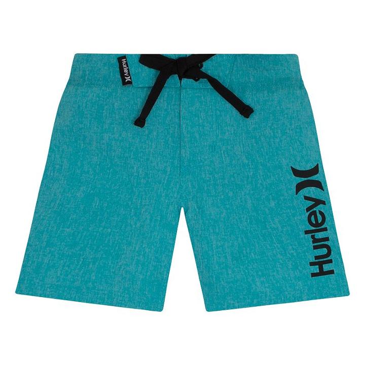 Toddler Boy Hurley Heathered One & Only Boardshorts, Size: 2t, Turquoise/blue (turq/aqua)