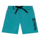 Toddler Boy Hurley Heathered One & Only Boardshorts, Size: 2t, Turquoise/blue (turq/aqua)