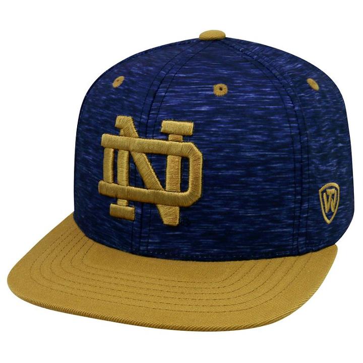 Adult Top Of The World Notre Dame Fighting Irish Energy Snapback Cap, Men's, Blue (navy)