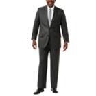 Big & Tall J.m. Haggar Premium Classic-fit Sharkskin Stretch Suit Jacket, Men's, Size: 50 Long, Dark Grey