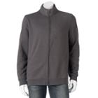 Men's Croft & Barrow&reg; Classic-fit Easy-care Fleece Jacket, Size: Xxl, Dark Grey