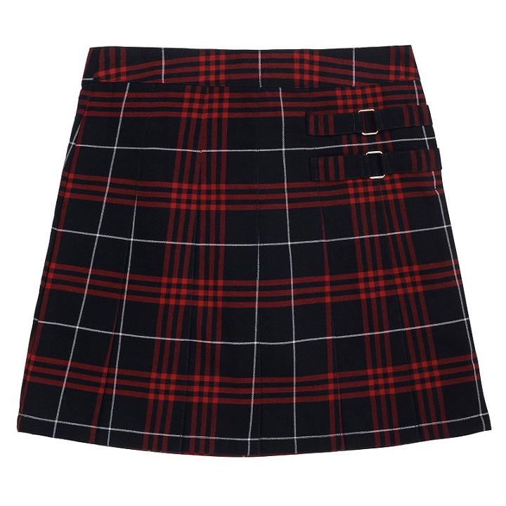 Girls 4-20 & Plus Size French Toast School Uniform Pleated Plaid Skort, Girl's, Size: 8, Blue Other