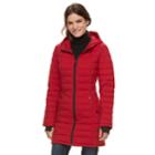 Women's Halitech Stretch Puffer Jacket, Size: Medium, Red