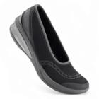 Natural Sport Fair Women's Slip-on Wedge Shoes, Size: Medium (7.5), Black