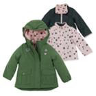 Toddler Girl Oshkosh B'gosh&reg; Heavyweight Fleece-lined 4-in-1 Systems Jacket, Size: 4t, Green
