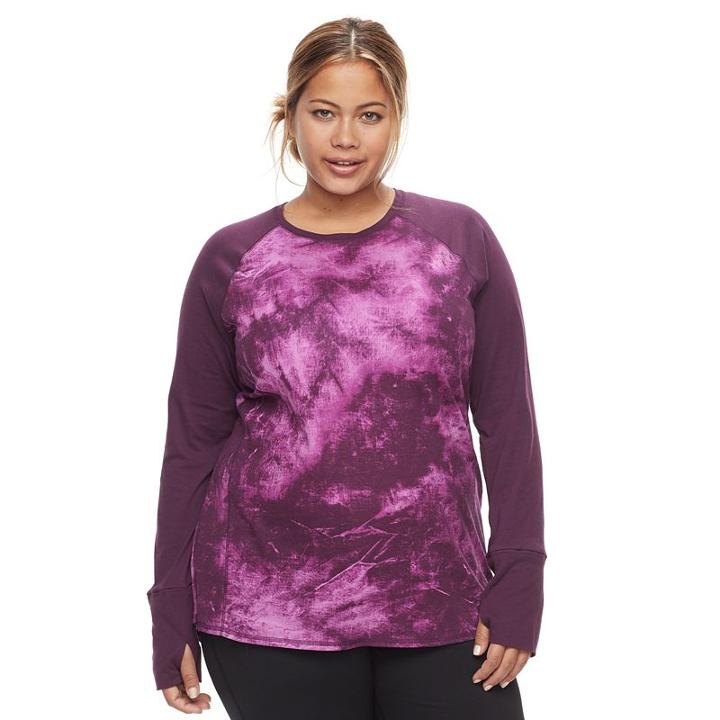 Plus Size Tek Gear&reg; Core Tee, Women's, Size: 3xl, Drk Purple