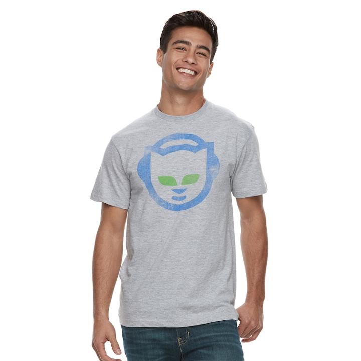 Men's Napster Tee, Size: Small, Dark Grey