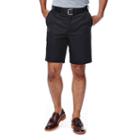 Big & Tall Haggar&reg; Cool 18&reg; Plain-front Microfiber Shorts, Men's, Size: 58, Black