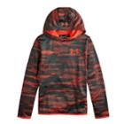 Boys 8-20 Under Armour Printed Hoodie, Size: Small, Grey (charcoal)