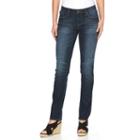 Women's Apt. 9&reg; Modern Fit Straight-leg Jeans, Size: 2, Dark Blue