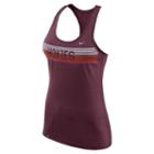 Women's Nike Virginia Tech Hokies Dri-fit Touch Tank Top, Size: Xxl, Red