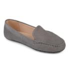 Journee Collection Halsey Women's Moccasins, Size: Medium (6), Grey