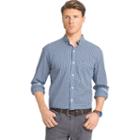 Men's Izod Advantage Classic Fit Stretch Button-down Shirt, Size: Medium, Dark Blue