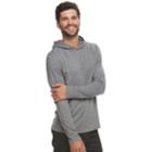 Men's Apt. 9&reg; Marled Hooded Tee, Size: Medium, Grey