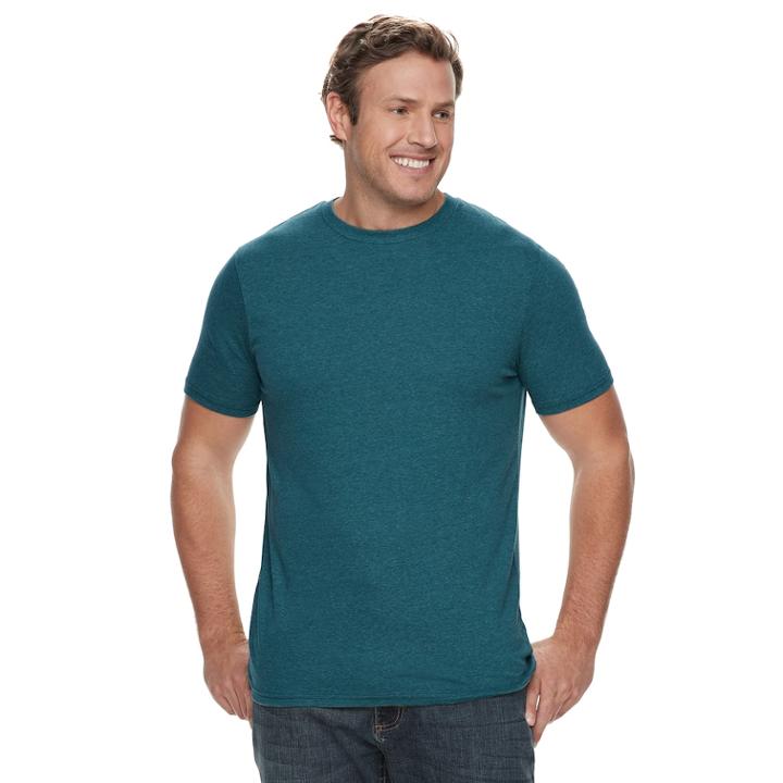 Big & Tall Urban Pipeline&reg; Ultimate Heather Tee, Men's, Size: 3xl Tall, Dark Blue