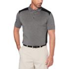 Men's Grand Slam On Course Colorblock Stretch Performance Golf Polo, Size: Xxl, Grey