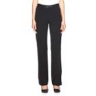 Women's Apt. 9&reg; Modern Fit Belted Dress Pants, Size: 10, Black