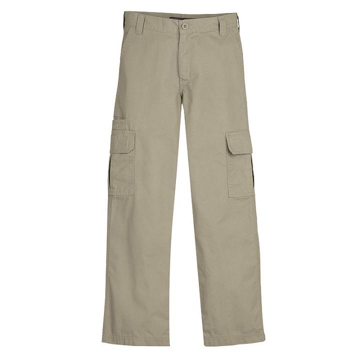 Boys 8-20 Dickies Relaxed-fit Straight-leg Ripstop Cargo Pants, Boy's, Size: 18, Dark Beige
