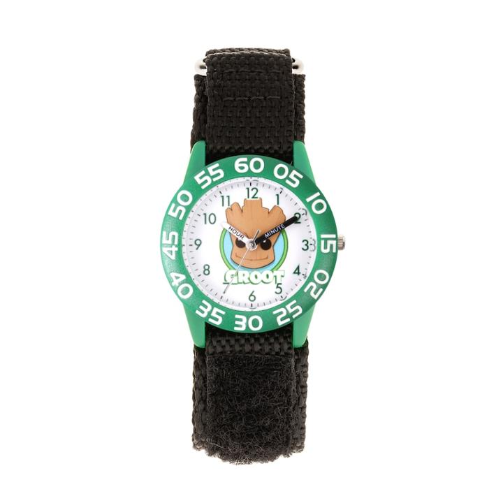 Marvel Guardians Of The Galaxy Vol. 2 Groot Kids' Time Teacher Watch, Boy's, Size: Medium, Black